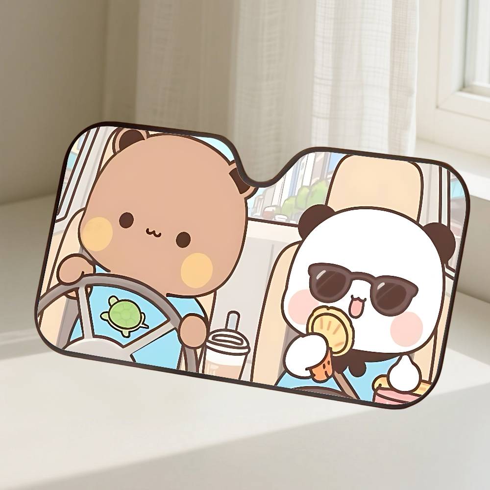 Bubu Dudu Car SunShade Windscreen Front Window Visor 70x130cm Sun Visor Solar Protect Plaid Gift Novelty Car
