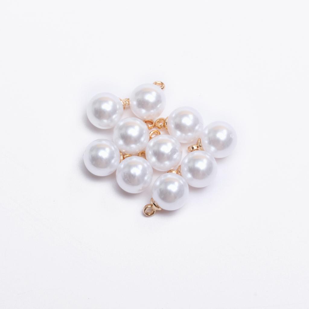 Подвеска Белый жемчуг Модные серьги Аксессуары Бусины россыпью 5/10 шт 4-16 мм Жемчужное ожерелье Материалы Имитация жемчуга DIY Изготовление ювелирных изделий бусины