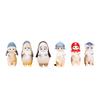 AAGWW Gachapon Set of 6 Moe Decorative Cute Cat Mini Gifts for Kids and Cat Animal Costume Series 1 Figures, Figurines, Charms, Lovers,