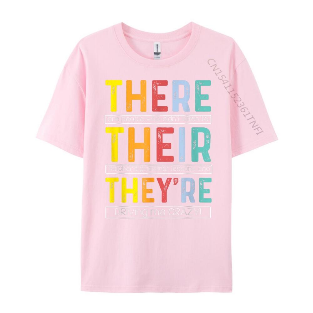 There Their They Are English Grammar Teacher Humor White T Shirt Unisex Oversize Unisex T Shirt Gift