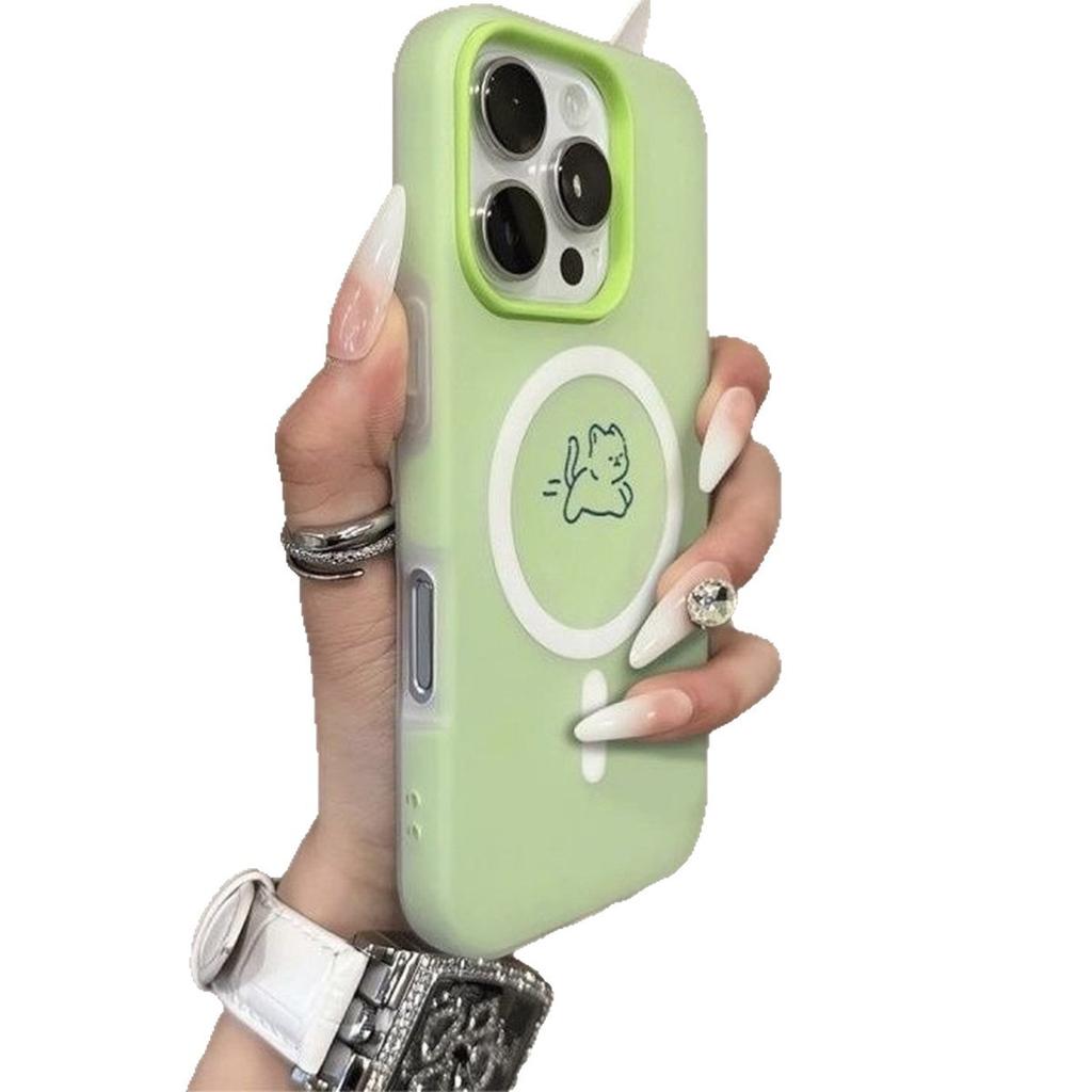 Гелевый чехол-книжка 2-в-1 с магнитом, съемный чехол 3-в-1, прозрачный и утолщенный, для Apple, летние девушки