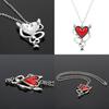 Modern Heart Pendant Necklace With Alloy Material For Allgender Fashion And Parties