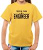 "Trust Me", I'm An Engineer Kids T-ShirtMechanical Engineering Job for Cars
