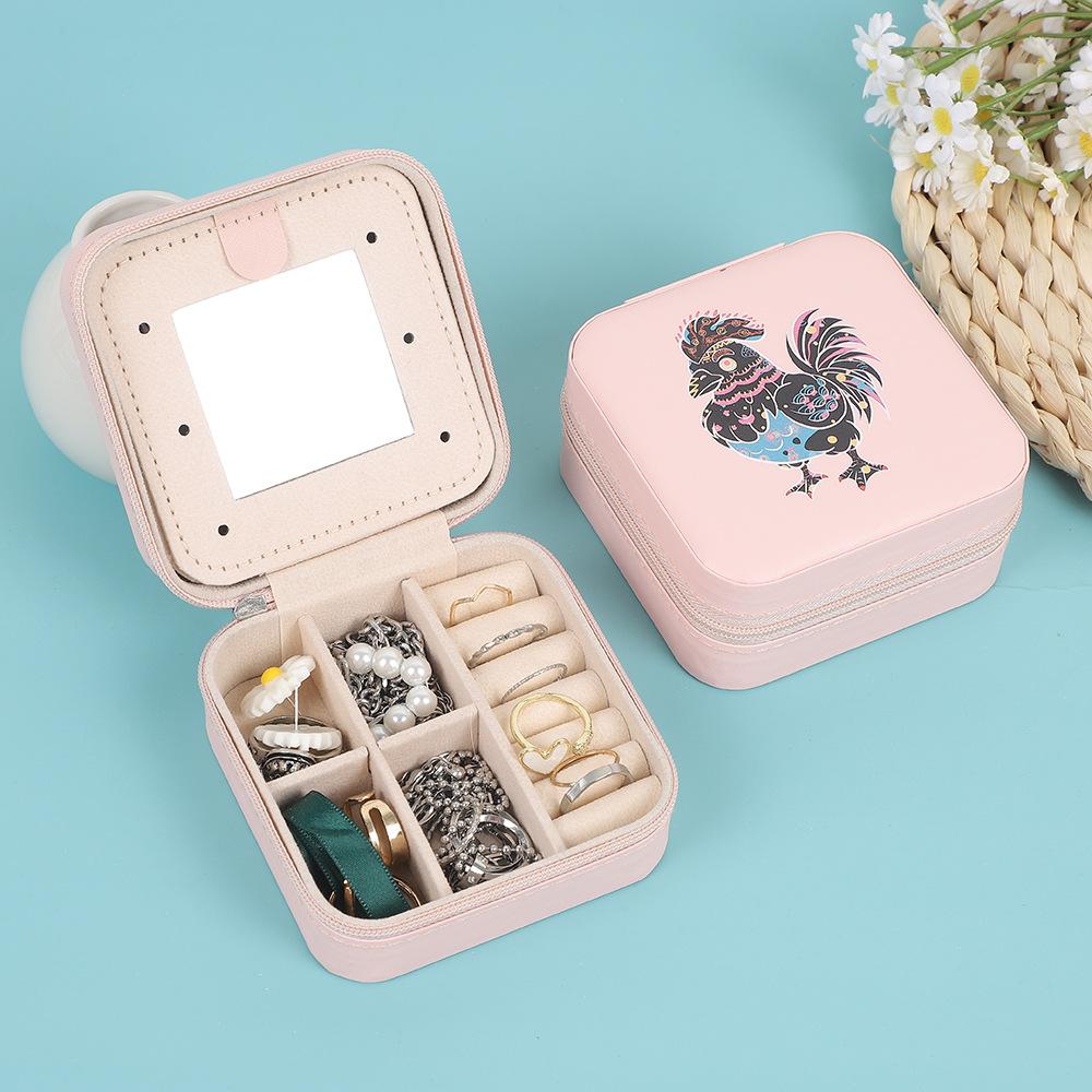 1011 New Design Portable Jewelry Box Storage Box Earring Box Ring Box Jewelry Box Hot Sale