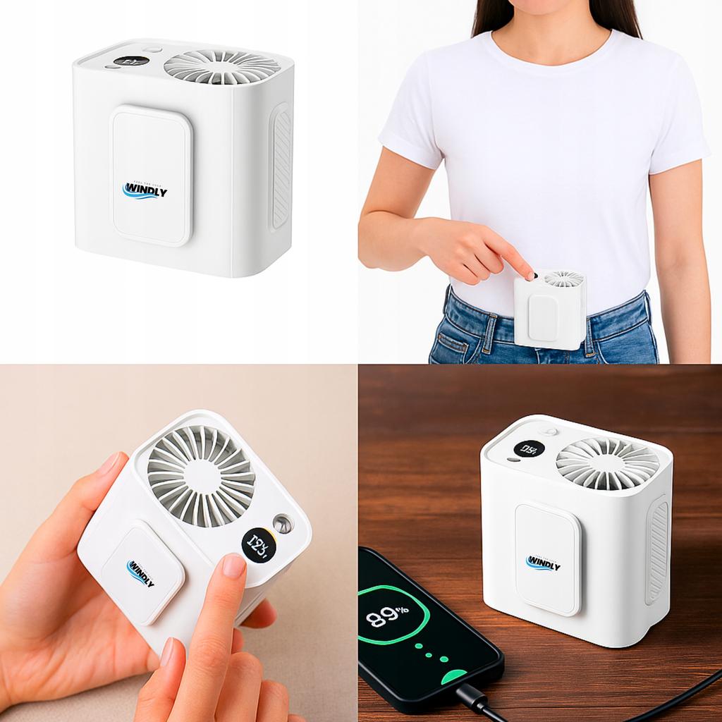 Mini Fan Clip For Pants Under Shirt Wireless Usb