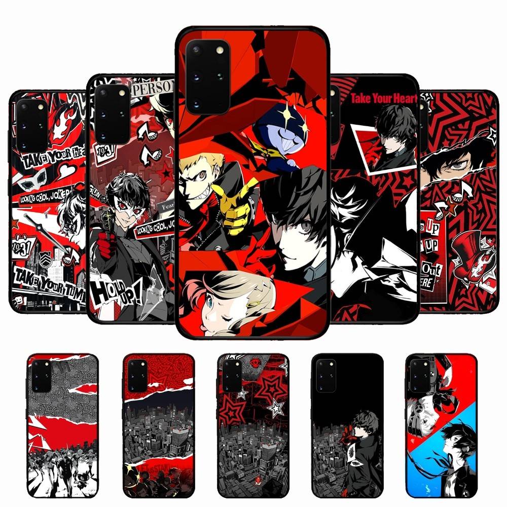 Persona 5 Phone Case For Samsung S 24 fe 25 Ultra plus 20 lite 21 30 22 23 24 22 Ultra 5G Fundas