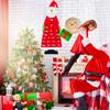 1PC 24 Days For Children Christmas Gift DIY 2024 Christmas Santa Calendar Felt Wall Hanging