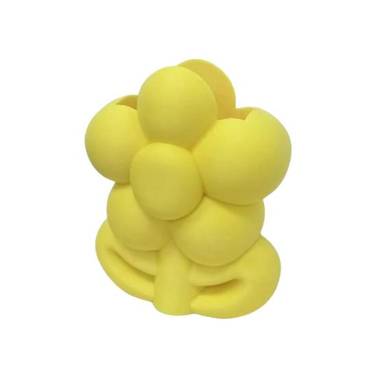 3D Printed Flower Shape Makeup Brush Holder, Floral Pen Pencil Holder, Aesthetic Cute Flower Home Decor, Desktop Organizer for Home Office
