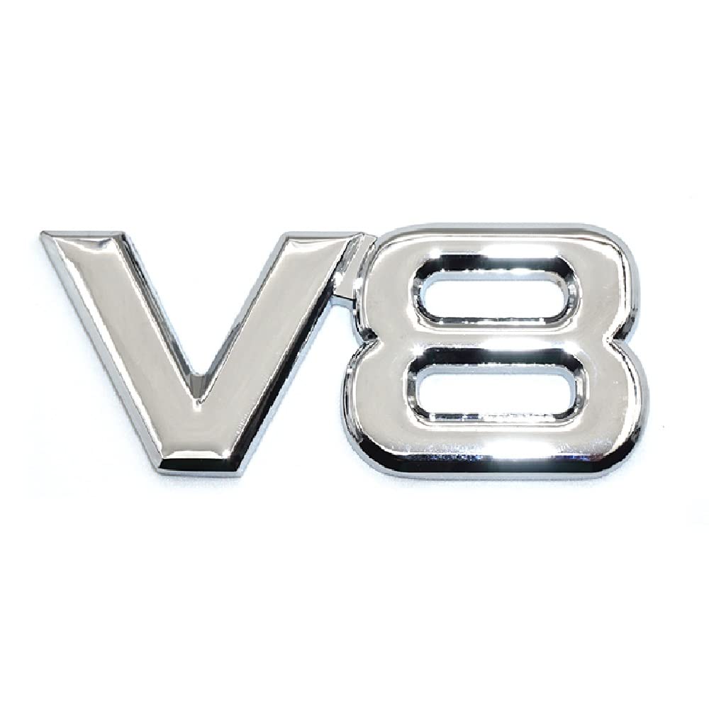 GETON VIP V6 V8 Dragon 3D Emblem Metal Old Car Universal Car Double Sided