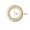 10Pcs Unfinished Solid Wooden Rings 40-100MM Natural Wood Rings for Macrame DIY Crafts Wood Hoops Ornaments Connectors Jewelry Making