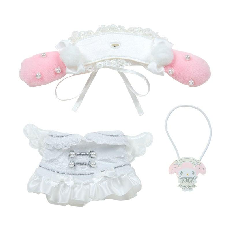 Sanrio Наслаждайся Айдолом Чистый Белый Ангел Плюшевый Костюм Моя Мелодия Япония НОВЫЙ