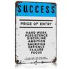 Price of Entry Metal Poster Tin Sign Wall Art Posters On the Wall Decorations Customizable Metal Signs for Home Decoration Decor