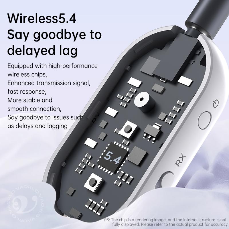 2 в 1 Bluetooth 5.4 передатчик приемник стерео 3.5 мм AUX самолет аудио беспроводной адаптер микрофон для ТВ наушники автомобиль самолет