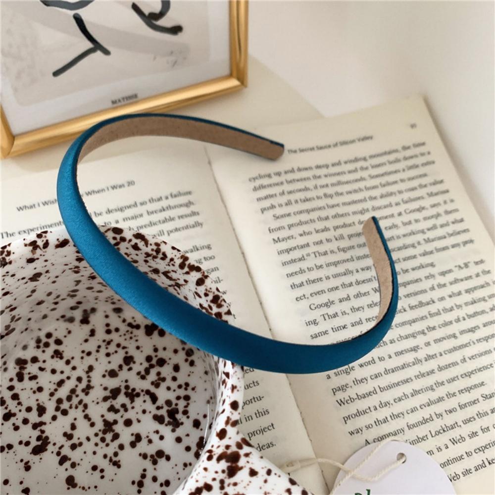 Однотонные элегантные повязки для волос для женщин, для девочек, резинки для волос, эластичные повязки для умывания, модные обручи для волос, ободки, аксессуары