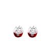 Original Lucky Chenlong Earrings Women's Guochao National Style Birthday Year Red Agate Earrings Women