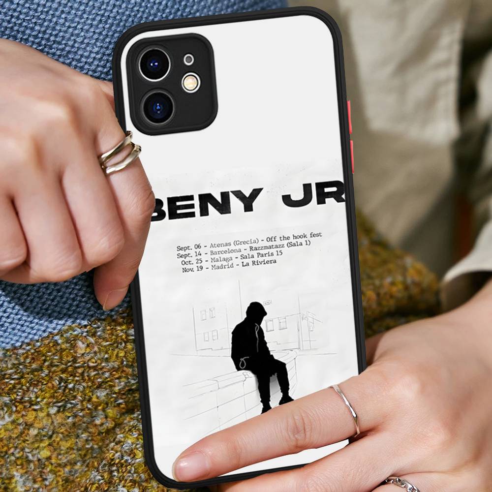 Classic Singer B-Beny J-Jr For IPhone 16 15 14 Plus 13 12 11 Pro Max X XS MAX Translucent Matte Shockproof Cover