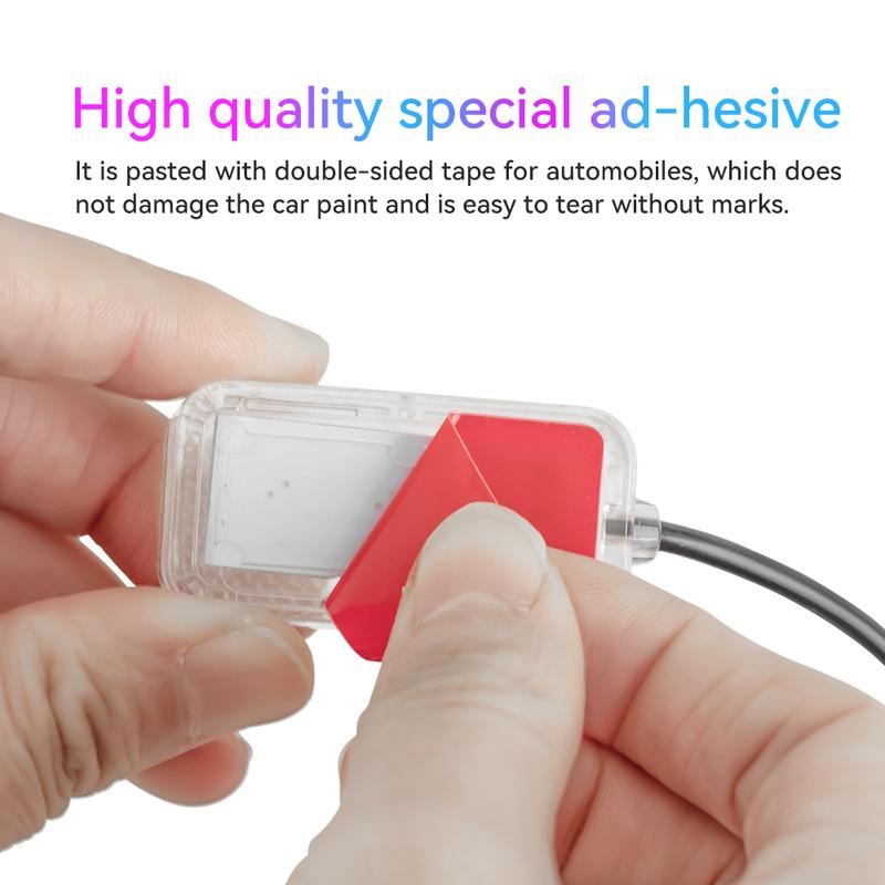 LED Automotive Interior RGB Decorative Lamp Atmosphere Lamp Foot Strip Light Kit Accessories Backlight Remote App Music Control