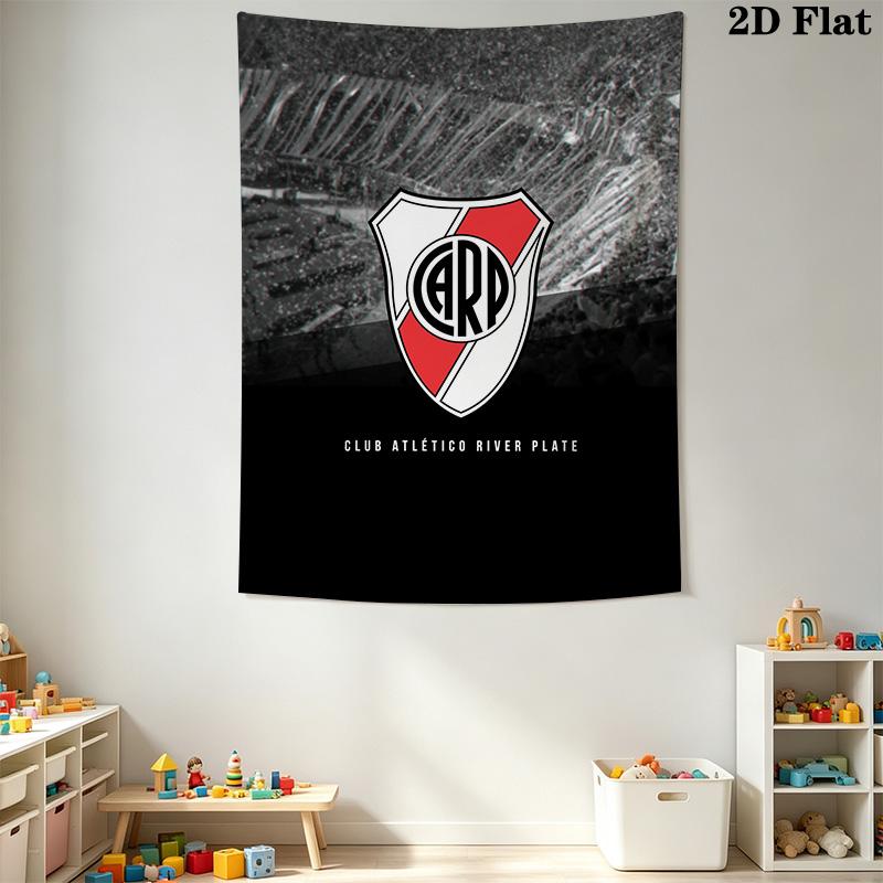Riverboard Soccer Pattern Home Decor Tapestry, Wall Hanging, Decorative RV Wall Cloth.MGT0918267