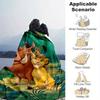 1pc. Cartoon Lion King Simba Timon Pumbaa Blanket, Home Decor Gift for All Seasons,Soft Flannel Throw Blanket, Versatile & Cozy for Bedroom,