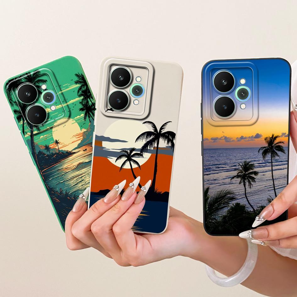 Чехол для Realme 15 Pro 5G Ударопрочный ТПУ Чехол Популярный Ромашка Мягкий Силикон Чехол для Телефона Для Realme 15 Чехол Realme 15T 15Pro Чехол-кармашек