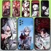 Чехол для телефона Arlecchino Genshin Impact для Samsung Galaxy A20, A21s, A22, A31, A32, A52, A53, A72, 73, A80, A91 Мягкий черный чехол