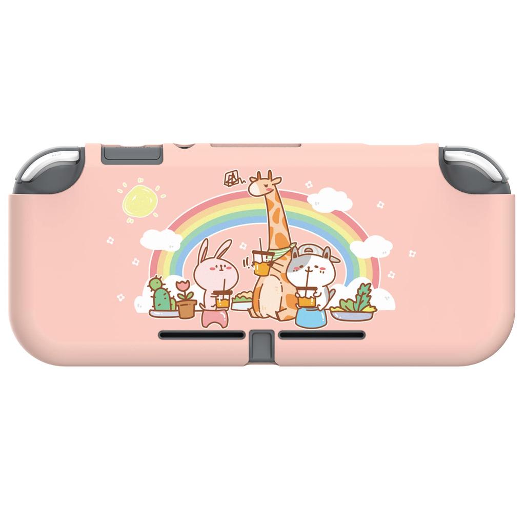 Custom Protective Case Compatible with PlayVital Switch Case Cover Compatible with Switch Lite (soft) Lite, (soft) [Animals Party]