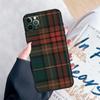Теплый чехол-плед в шотландскую клетку для iPhone 14 15 16 Pro Max 12 13 Mini 11 Pro Max XR 15 16 Plus 16e Обложка Coque