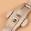 1 шт., нержавеющая сталь, застежка-бабочка, полированная кнопка, ремешок для часов, 15/17/19/21/23/25 мм, застежка для часов, аксессуары