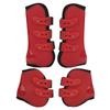 4pcs Horse Leg Guard PU Neoprene Front Hind Horse Tendon Jumping Boots for Equestrian EquipmentA