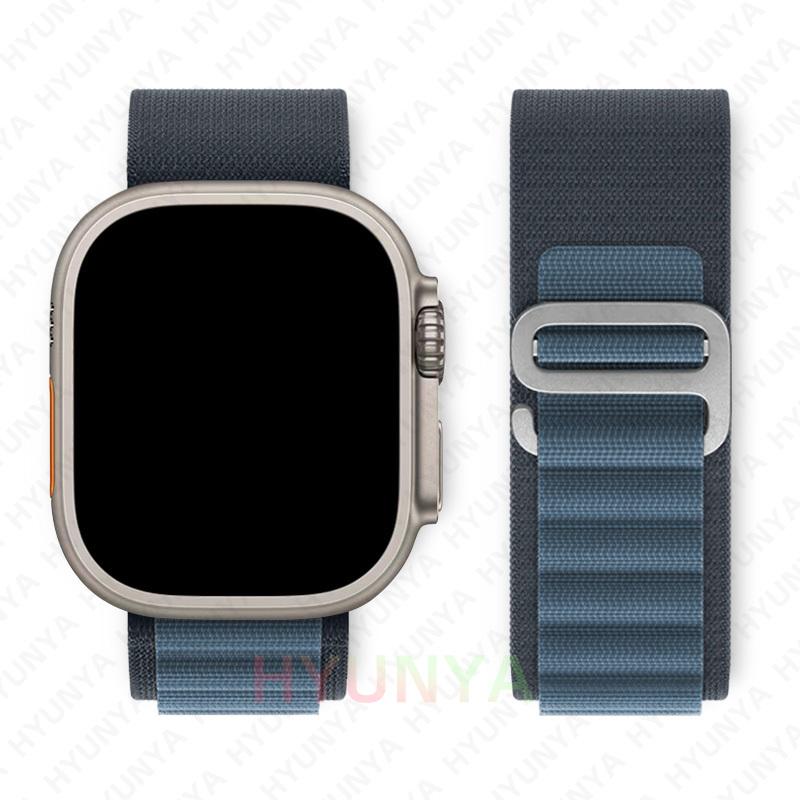 Альпийский ремешок для Apple Watch Band Series 10 9 8 7 SE Ultra 2 41мм 42мм 45мм 46мм 49мм 40мм 44мм IWatch Correa Ремешок Браслет