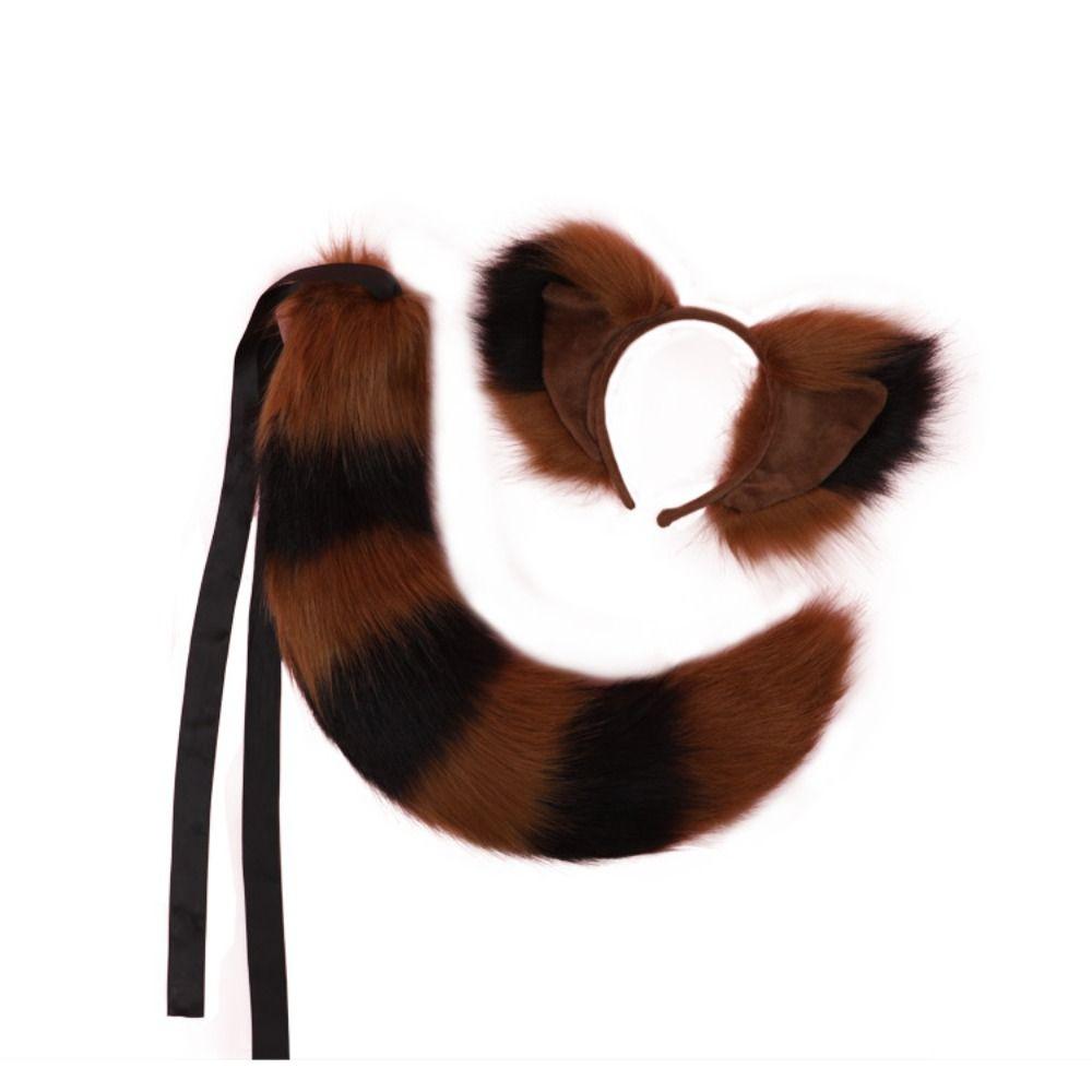 Cat Ear Halloween Cosplay Accessories Cat Tail Halloween Animal Cosplay Props  Children