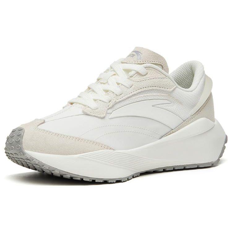 Anta Ice Sugar 3 Нескользящие износостойкие легкие низкие спортивные повседневные туфли женские кроссовки белые серые 922328856-2