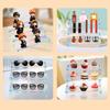 Прозрачная акриловая подставка из массива дерева для фигурок Amiibo, Funko POP, кексов, косметики, лака для ногтей, ювелирных изделий, полка-подставка для демонстрации