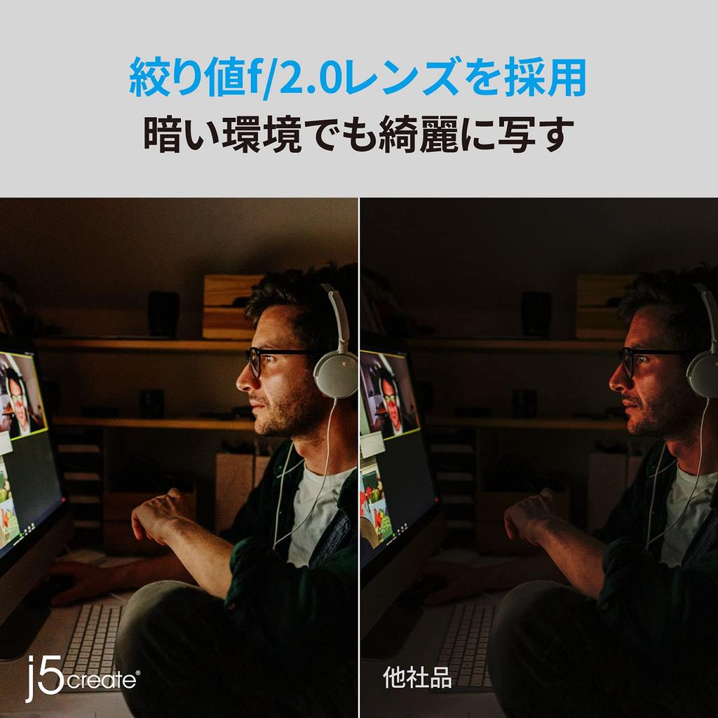 J5create USB 4K Ultra HD веб-камера 4K 30 кадров в секунду 1080p 60 кадров в секунду 2-кратный цифровой зум Объектив, совместимый с низкой освещенностью Широкий угол обзора объектива по диагонали Шторка для защиты конфиденциальности