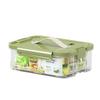 Glass Food Storage Containers Set Stackable Design BPA-free Locking Lids Glass Containers Refrigerator Food Sealed Meal Box