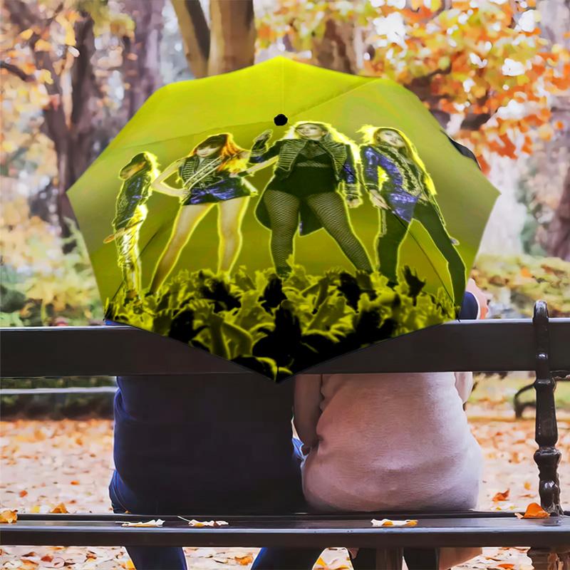 Monochrome Elegance: Fashion Icons Folding umbrella Umbrella 8 paraphenoid bones Sun umbrella Sun umbrella Three folds