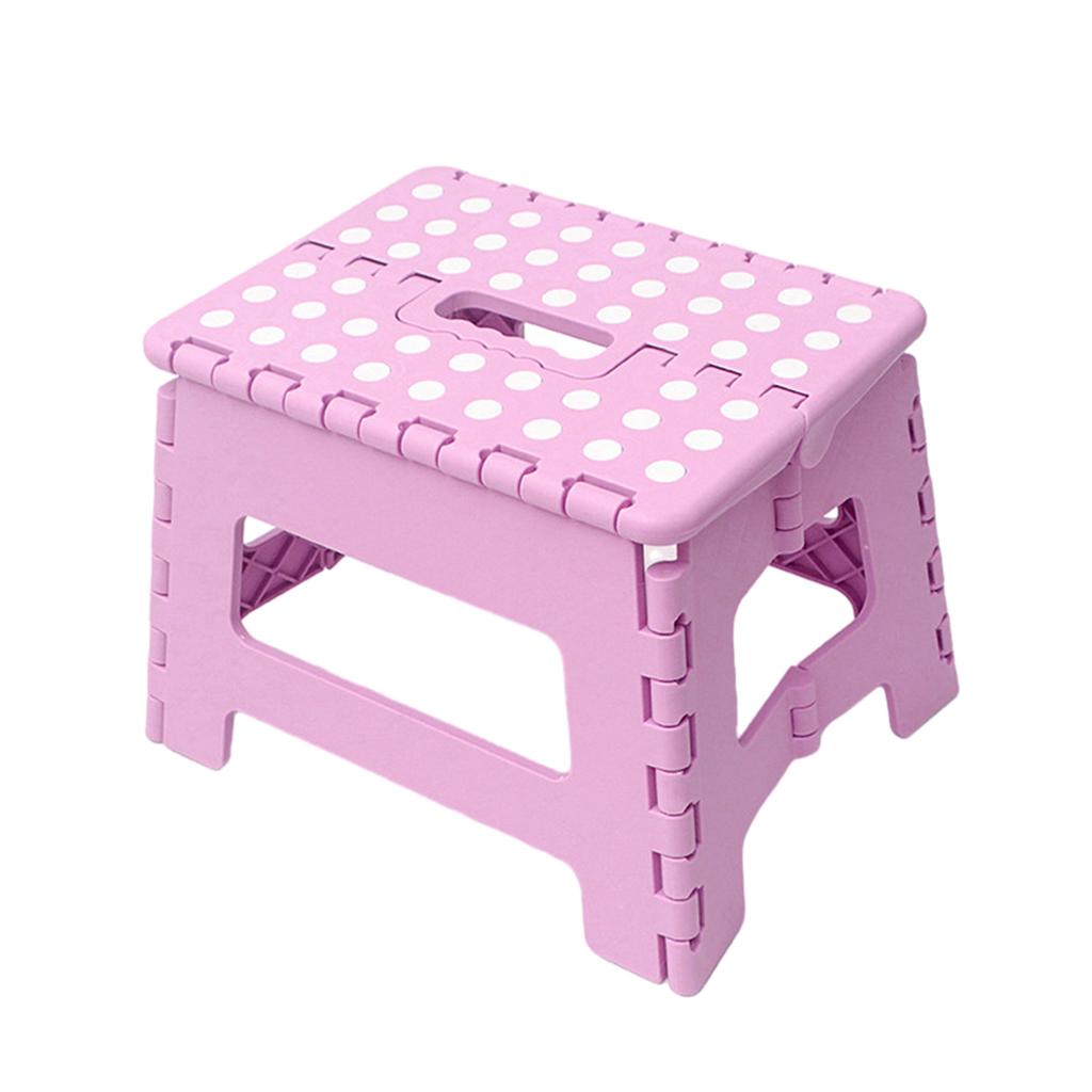 Folding Step Stool High Stability Good Load-bearing Heavy-Duty Beach Picnic Chair Travel Use Collapsible Stool Camping Supplies