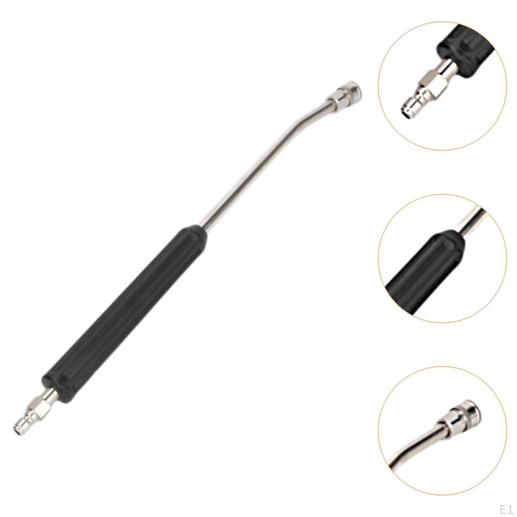 Аксессуар для мойки высокого давления Сверхпрочный удлинительный шланг из нержавеющей стали с эргономичной ручкой