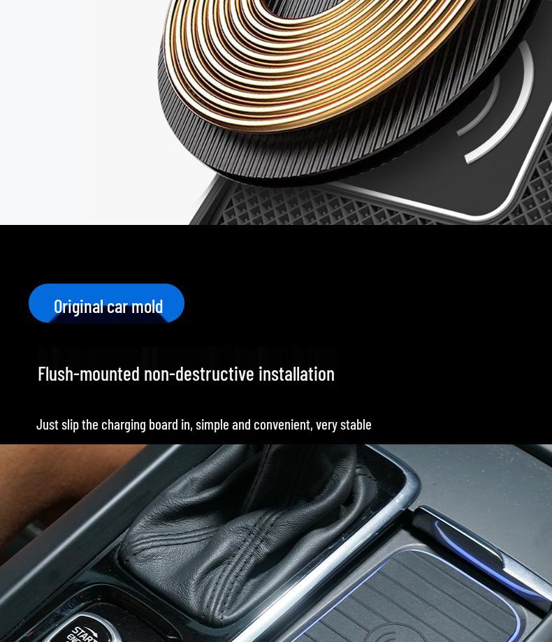 Беспроводное быстрое зарядное устройство для Volvo XC60/XC90/S90/V60/V90/S60