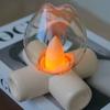 Rechargeable Flame Night Lamp Atmosphere Sleep Light Creative Table Lamp  Bedroom