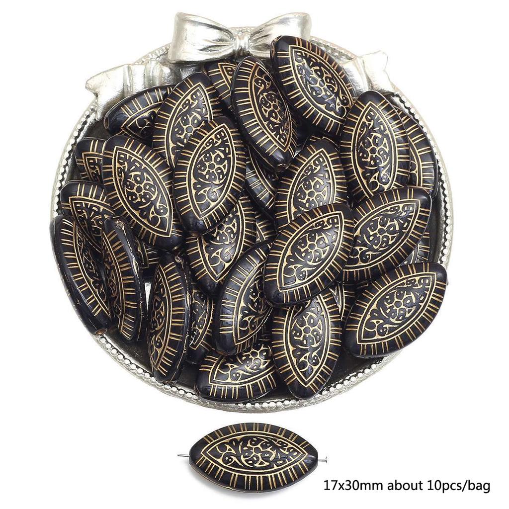 Бусины для браслета ручной работы, акриловые французские винтажные золотые плоские бусины, круглые бусины, украшения ручной работы, браслет, ожерелье, кулон, телефонная цепочка, аксессуары