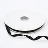 Лента с нитью Черно-белая Отбеленная Полиэстеровая Репсовая лента Однотонная Репсовая лента Аксессуары для одежды Тесьма