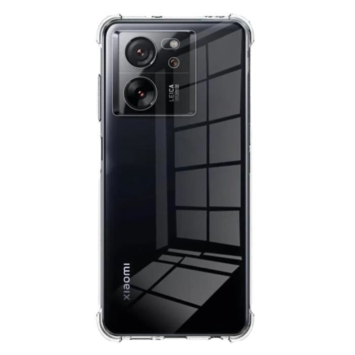 Shockproof Case - Phonillico® - Xiaomi 13T/13T PRO - Soft Silicone - Transparent - Reinforced Protection