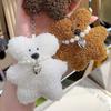 Украшения плюшевый медведь кукла животное корейский автомобиль брелок корейский Ins плюшевый медведь брелок сумка подвеска