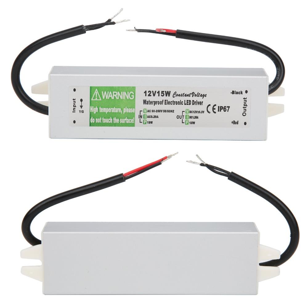 12V/24V DC LED Driver Transformer AC90-250V Input Lighting Transformer Outdoor Lighting