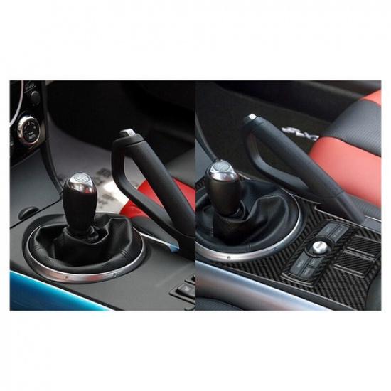 1set Carbon Fiber Car Gear Shift Panel Cover Trim For Mazda RX-8 2004-2008 LHD