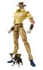 Medicos Entertainment Super Action Statue Bizarre Adventure Part Joestar 150mm 35mm PVC ABS Nylon Painted Movable Figure "JoJo's 3" "Joseph & Iggy"