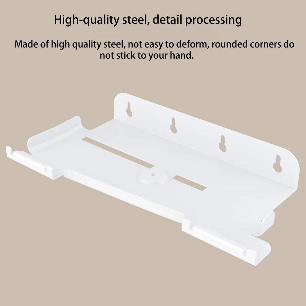 Настенная консольная подставка для PS5 Slim Series с 2 креплениями для контроллеров, комплект подставки из цельного металла, простая установка