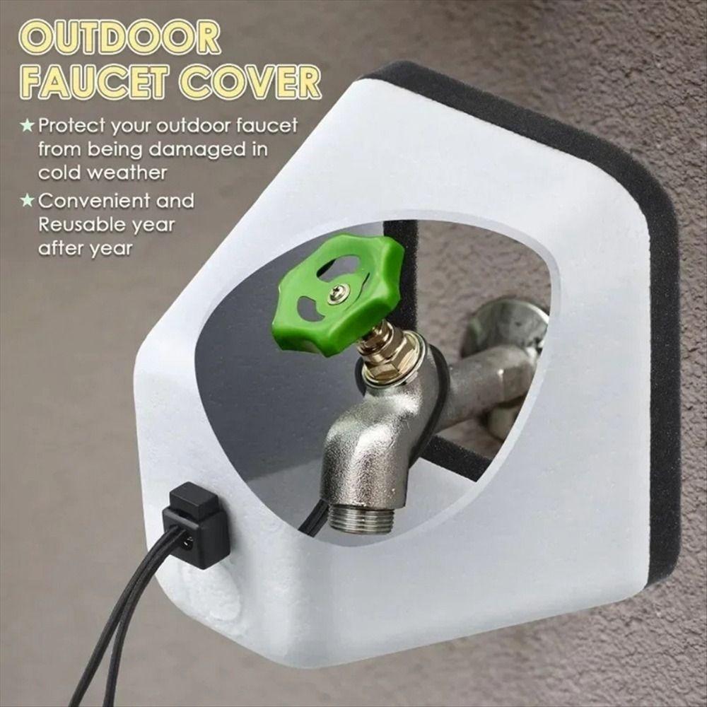 Antifreeze Tap Protection Foam Protective Cover Reusable Outdoor Faucet Cover  Winter