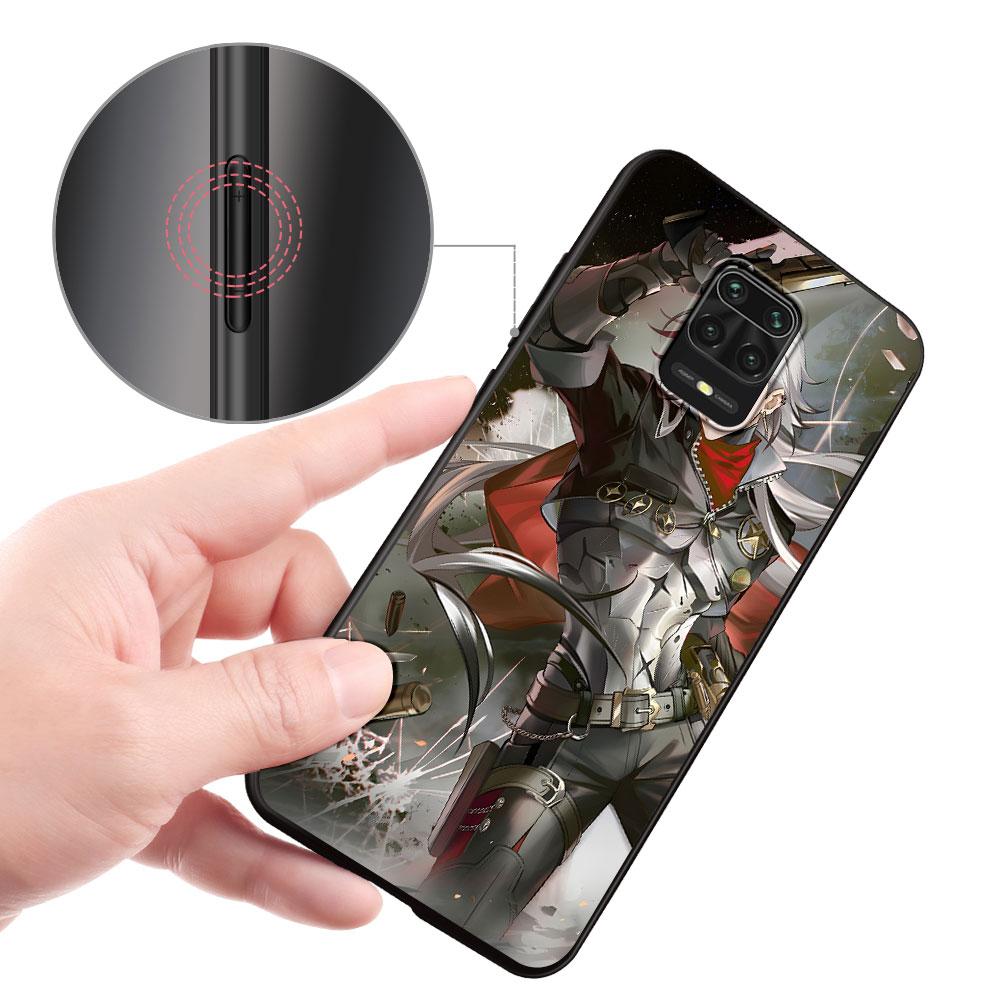 Чехол Honkai Star Rail Boothill для Xiaomi Redmi Note 10 8 8T 9 13 11 12 Pro Plus 7 10S 9S 11E 12S 11S Мягкий ТПУ Черный Чехол для Телефона